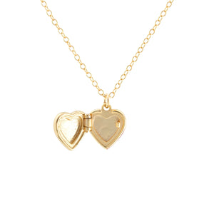 Kris Nations Enamel Heart Locket Necklace
