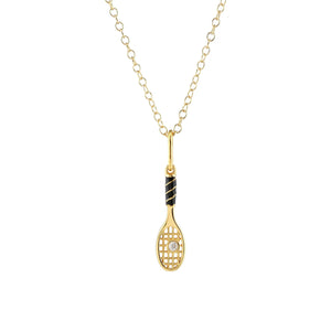 Kris Nations Tennis Racket Charm Necklace