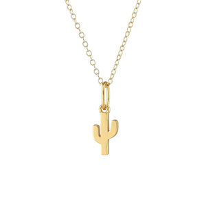 Kris Nations Cactus Charm Necklace