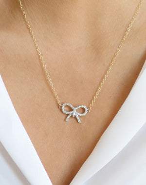 Prim & Proper Bow Necklace