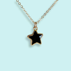 Star Black Onyx Necklace