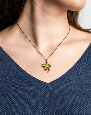 Spangled Snake Necklace