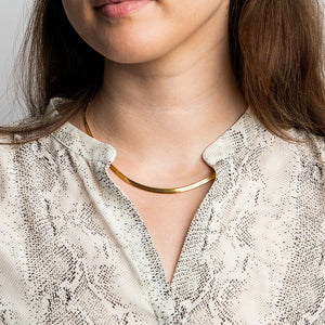 Herringbone Staple Necklace