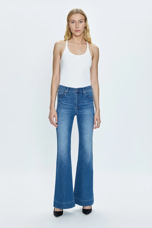 Pistola Kinsley Mid Rise Ultra Flare Denim