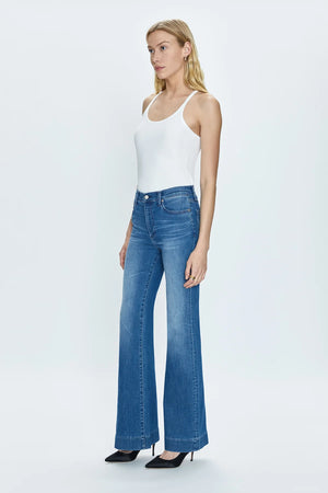 Pistola Kinsley Mid Rise Ultra Flare Denim