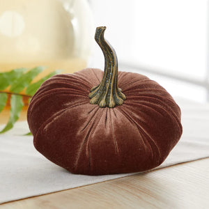 Handmade Velvet Pumpkins