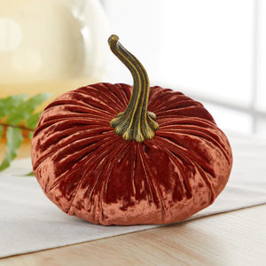 Handmade Velvet Pumpkins