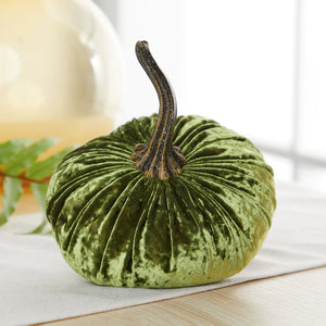 Handmade Velvet Pumpkins