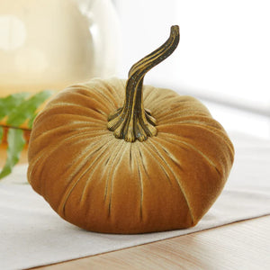 Handmade Velvet Pumpkins