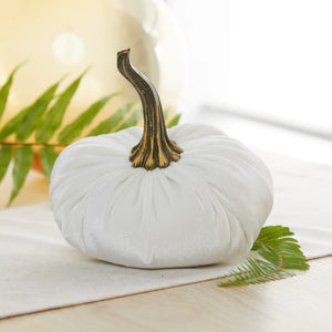 Handmade Velvet Pumpkins