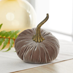 Handmade Velvet Pumpkins
