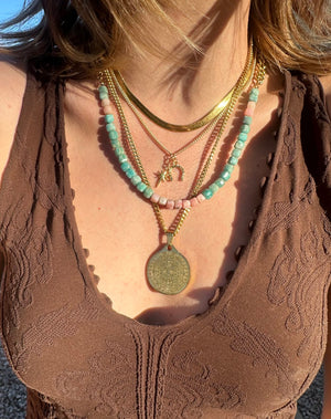 Rachel Nathan Mayan Medallion Necklace