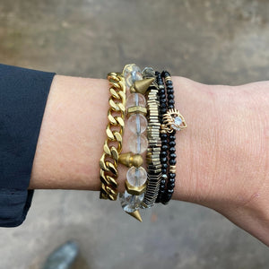 Rachel Nathan Luxe Disco Pyrite Bracelet