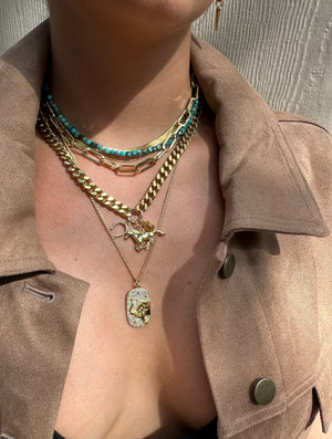 Rachel Nathan Rodeo Curb Necklace