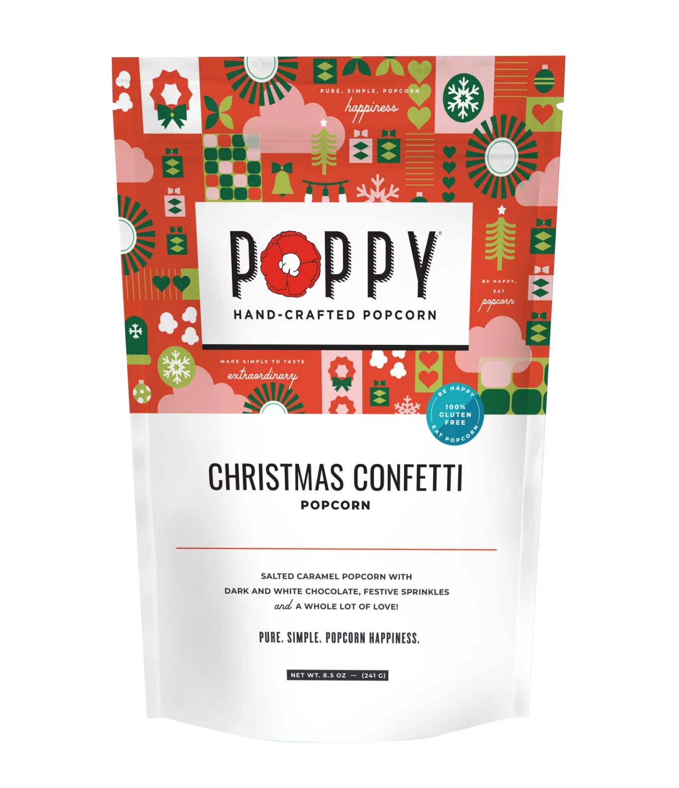 Poppy Christmas Confetti Popcorn