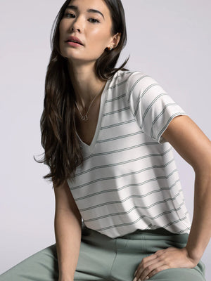 Tatiana Classic Striped Tee