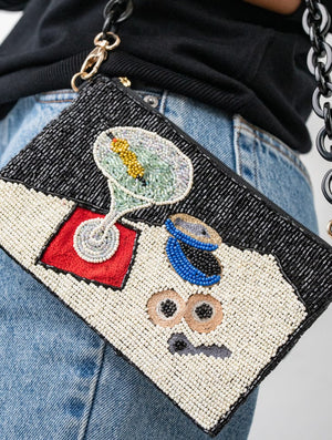 Elenor Martini & Caviar Beaded bag