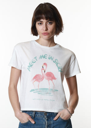 Meet Me in Sicily Vintage Baby Tee