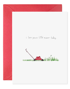 E. Frances Paper Love You a Little Mower Card