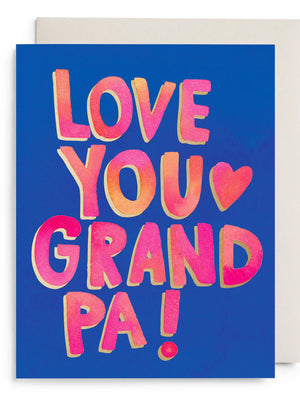 E. Frances Love You Grandpa Card