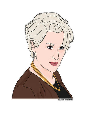 Miranda P Stare Sticker
