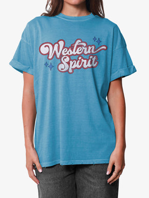 Western Spirit Boyfriend Graphic Tee