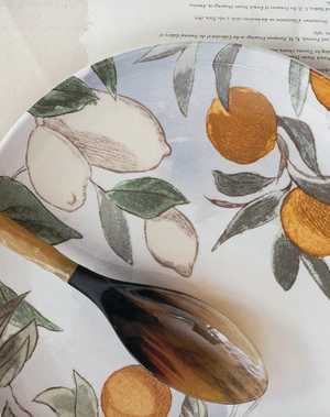 Lemon & Clementine Stoneware Platter