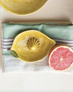 Lemon Stoneware Juicer