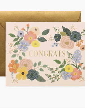Garden Forest Congrats Card