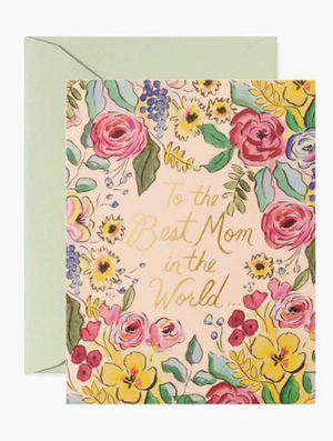 Best Mom In The World Card
