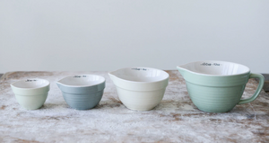 Pastel Spout Measuring Bowls