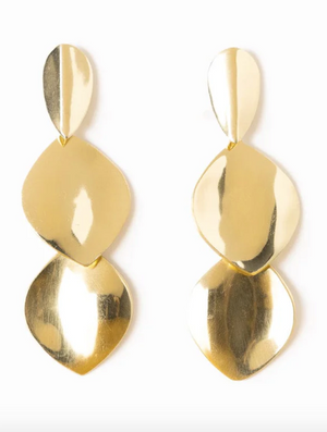 Ink + Alloy Flora Botanical Dangle Earrings