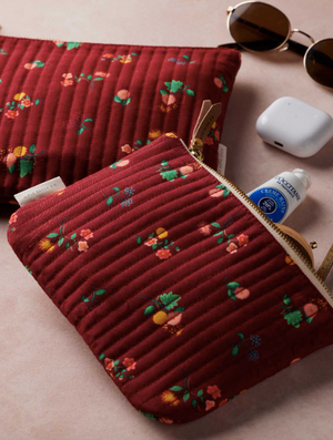 Rifle Paper Co. Quilted Ditsy Pouch Set