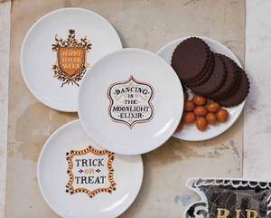 Stoneware Halloween Dishes- Asst.