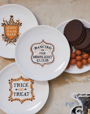 Stoneware Halloween Dishes- Asst.