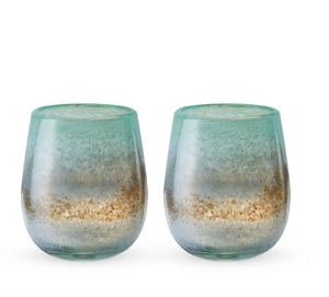 Playa Bonita Stemless Recycled Wine Glass