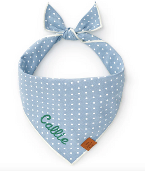The Foggy Dog Chambray Dots Bandana