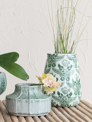 Terracotta Botanical Planter/Vase