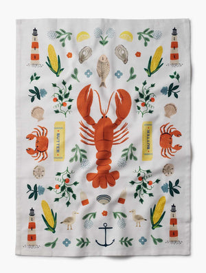 Seaside Kitchen Tea Towel