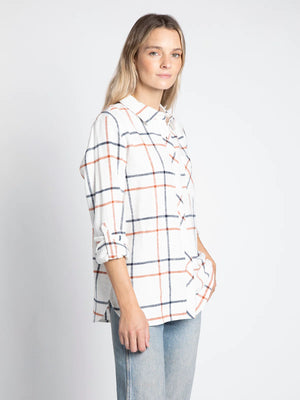 Cassie Plaid Top
