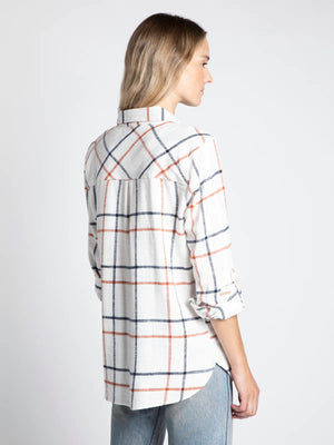 Cassie Plaid Top