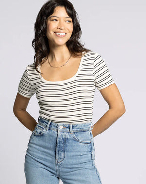 The Katara Striped Tee