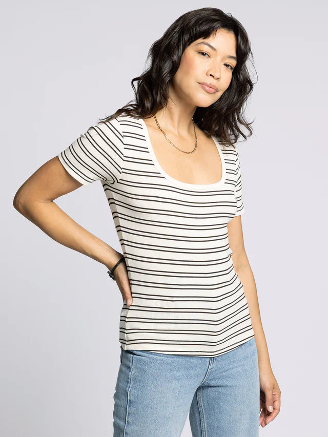 The Katara Striped Tee