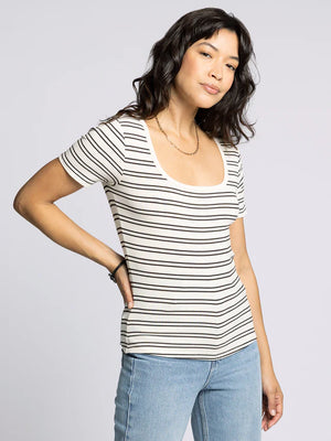 The Katara Striped Tee