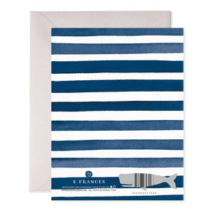 E. Frances Striped Thank You Card