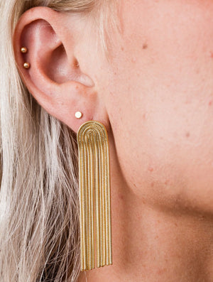 Tassle Gold Earrings