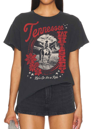 Tennessee Whiskey Boyfriend Vintage Tee