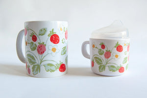 Helmsie Strawberry Two of a Kind Cup Set