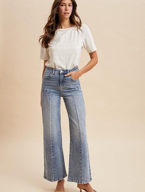 Hannah Denim High-Rise Boot Cut Jeans