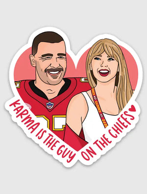 Tay and Trav Karma Sticker